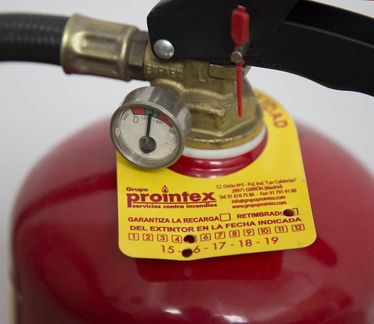 revision anual de extintores